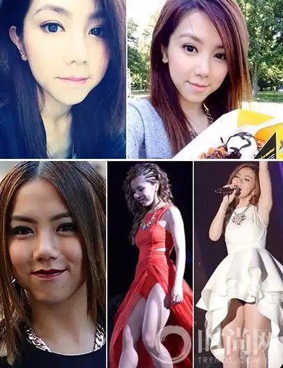 邓紫棋 邓紫棋自拍照脸型p得太小了吧!可被拍却变成了包子脸!