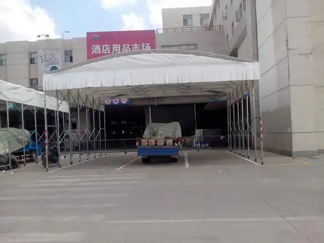 湖南推拉篷大型仓库棚移动雨棚伸缩遮阳棚