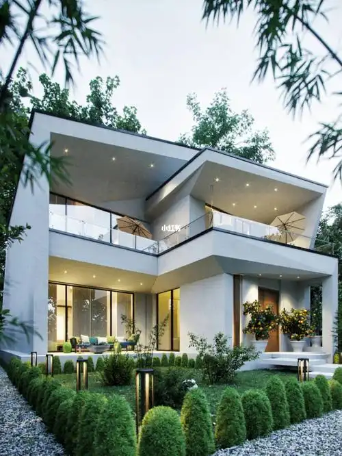 别墅设计|现代住宅设计|简约现代风格|庭院设计|景观设计|室内设计