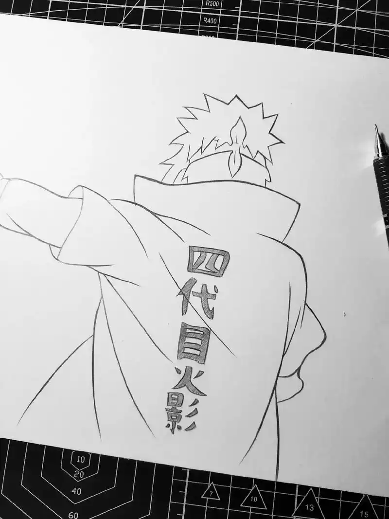 "背负着火影之名,我不能输"#手绘 #波风水门 #画渣日常 - 抖音