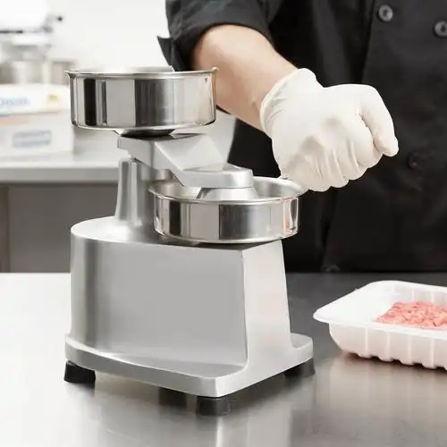 100手动汉堡机130压肉饼肉饼成型机压肉馅hamburger patty press