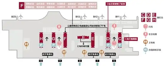 杭州萧山机场t1航站楼值机岛改造 赶飞机的你赶紧来看看
