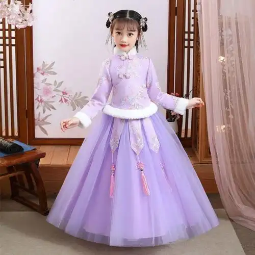 春秋冬唐装图片