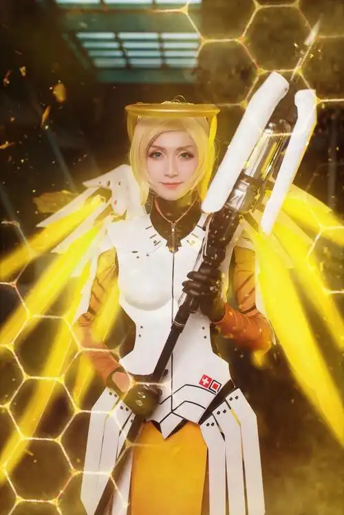 【cos正片】《守望先锋》 - 天使 经典造型ver.