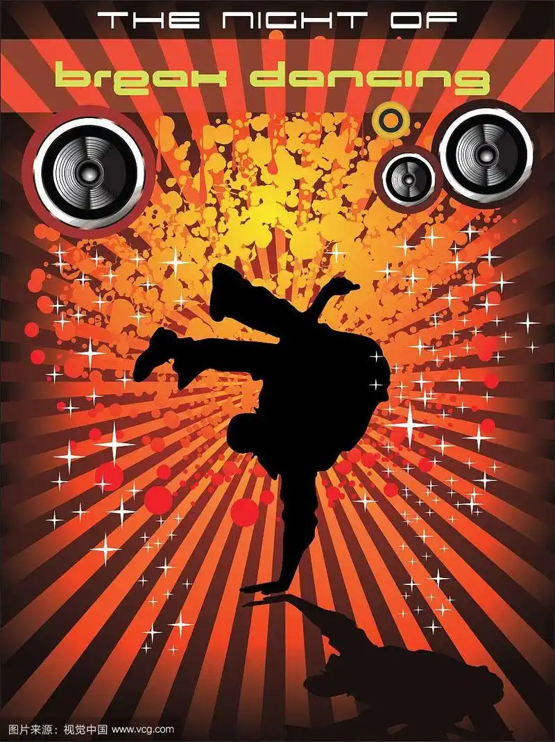 霹雳舞背景