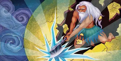 完美背景故事之-盘古开天鸿蒙初开,天地混沌中有巨人,盘古是名神斧