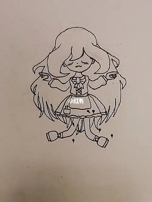 卖火柴的小女孩  #画画  #我画的好看吗?