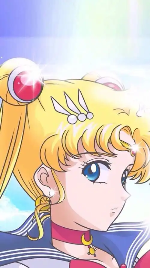 美少女战士系列锁屏水冰月手机壁纸图片下载