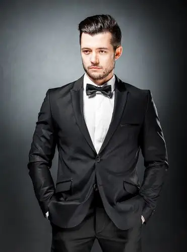 9款穿黑色西装的绅士男人jpg高清人物图片