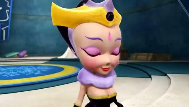 猪猪侠 白雪王后让墨镜把吸过来美貌全送给了自己