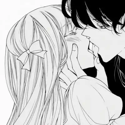 黑白情侣卡通头像,祝你永远可爱善良和我一样