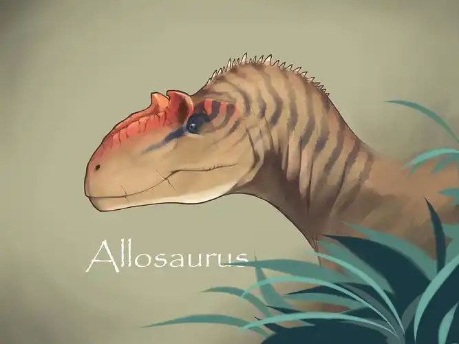 异特龙写生绘画