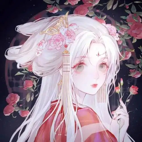 偏古风手绘女生头像