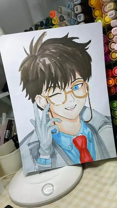 动漫男生头像可爱呆萌马克笔绘画 动漫头像图片大全 -【爱个性】