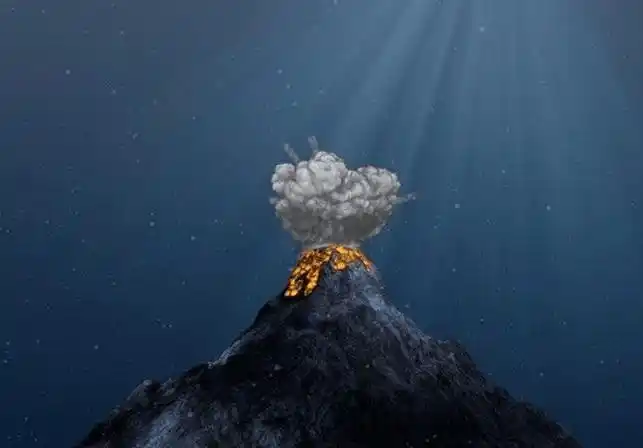 火遇水则灭,海底火山在海里喷发,为什么不会被海水浇灭?