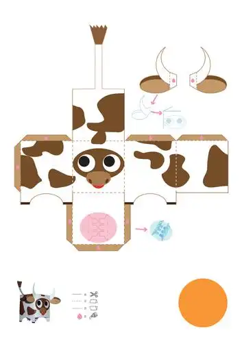 简单纸模:可爱奶牛.pdf