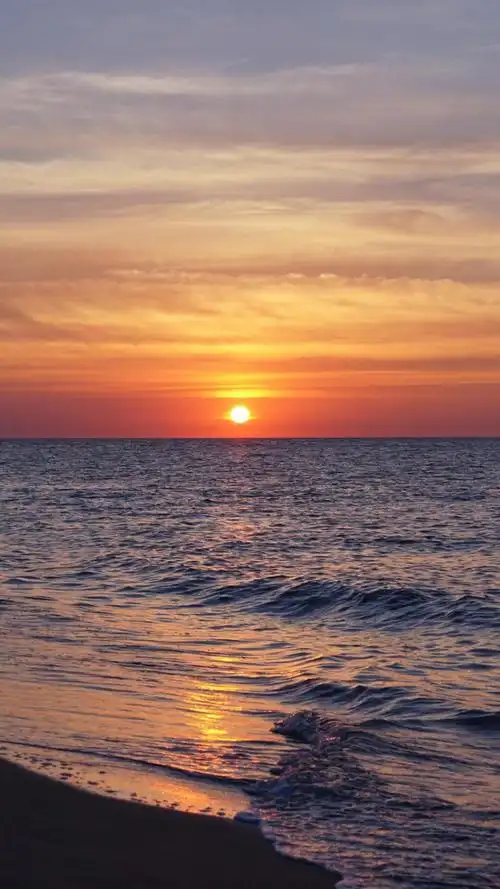 一望无际的大海风光美景