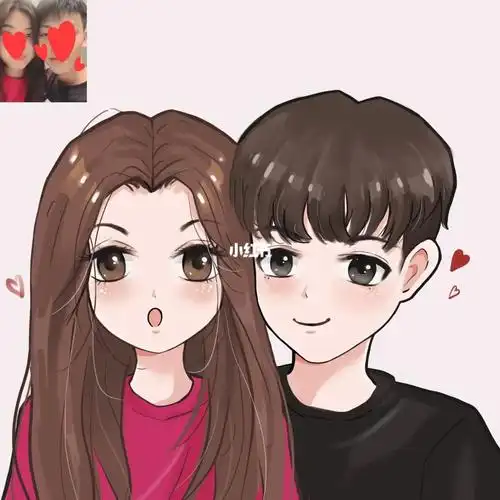 q版情侣头像