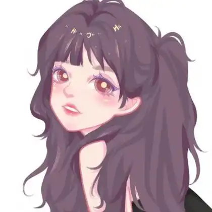 超可爱头像女手绘