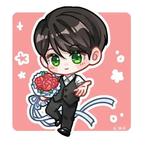 软软糯糯的q版魏若来也太可爱了吧@uniq-王一博#王一博