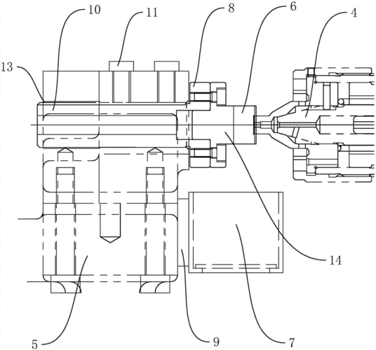 一种便于副轴下料的走心机的制作方法