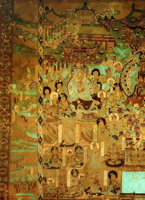 千年敦煌莫高窟石窟壁画54窟03