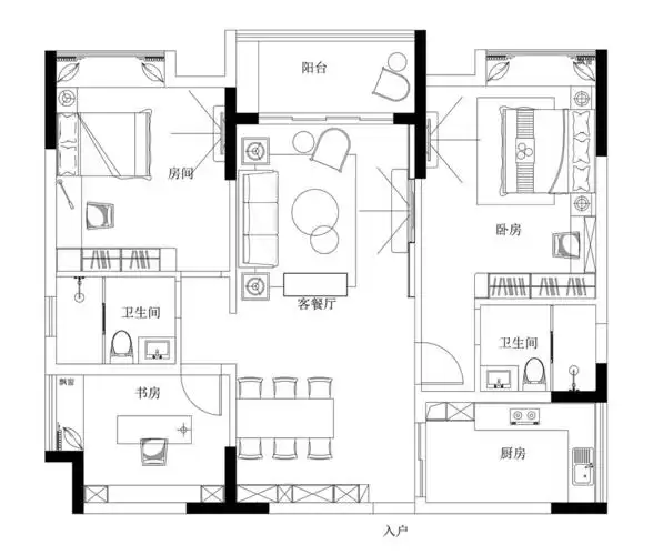 一大波书房设计效果图来袭美到犯规