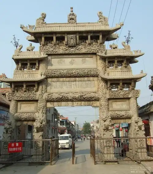 个人收集-公建-古代建筑-各类牌坊古镇(有水印)