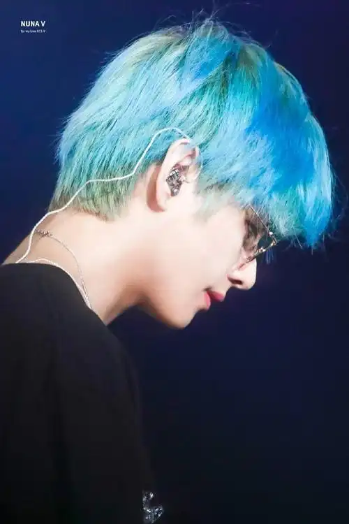 金泰亨蓝发##金泰亨kpop永一