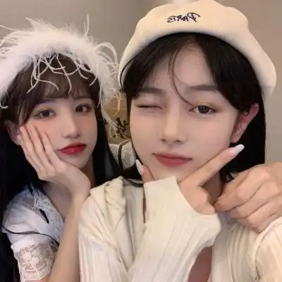 高清好看的抖音最火闺蜜女头图片,女生头像图片