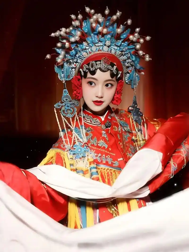 戏曲写真 #抖出你的戏曲范儿 #国粹 #变脸 #京剧花旦 - 抖音