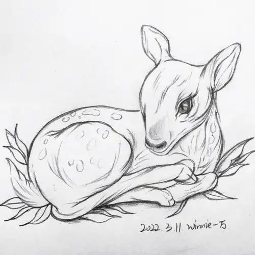 画画183铅笔速写动物篇