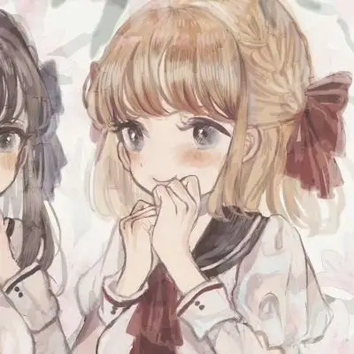 油画风闺蜜两张动漫头女生像_卡通动漫头像_我要个性网