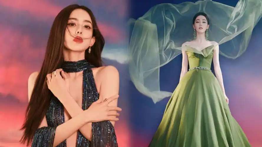 微博之夜热巴娜扎擦肩而过,一个优雅一个冷艳,新疆女星谁艳压了