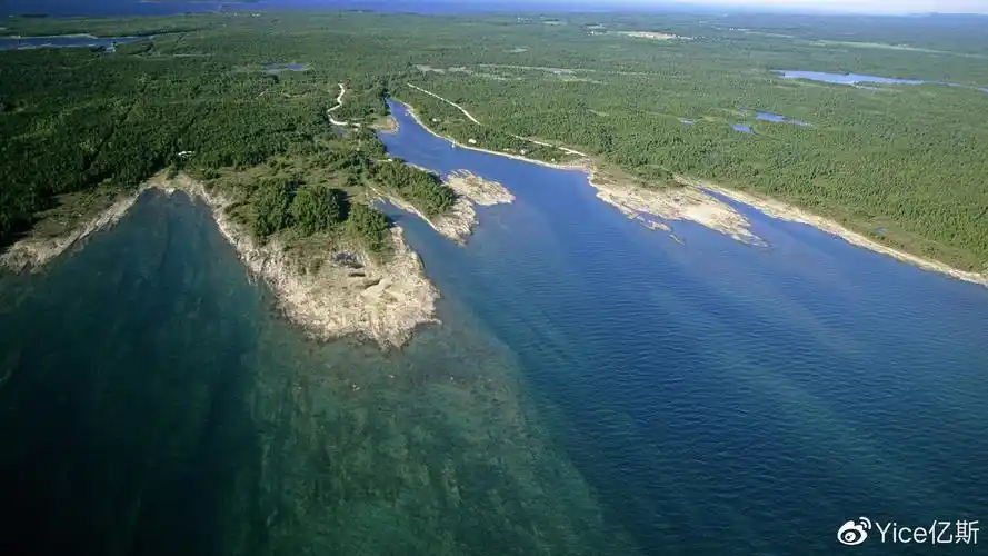 北美五大湖休伦湖lakehuron