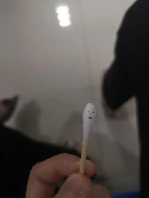 笑不活了疫苗接种棉签