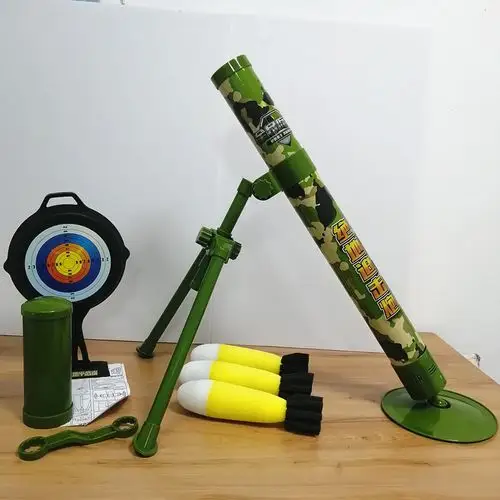 厂家批发儿童玩具迫击炮幼儿园网红抖音男孩互动60大号大炮排击炮