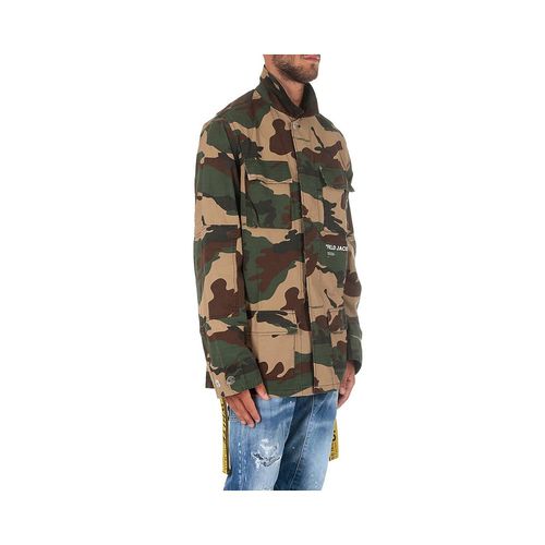 香港直邮offwhite男士迷彩彩色纯棉外套omel003e180260109901夹克