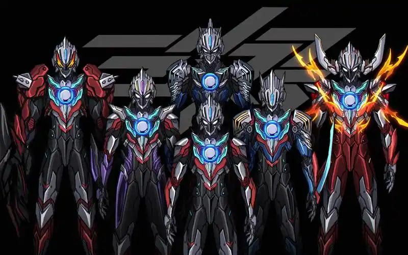 【板绘过程】机动奥特曼欧布