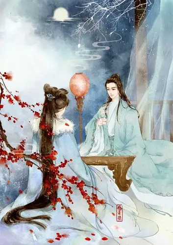 高清古风情侣图集(52张),超恩爱甜蜜的古风图片