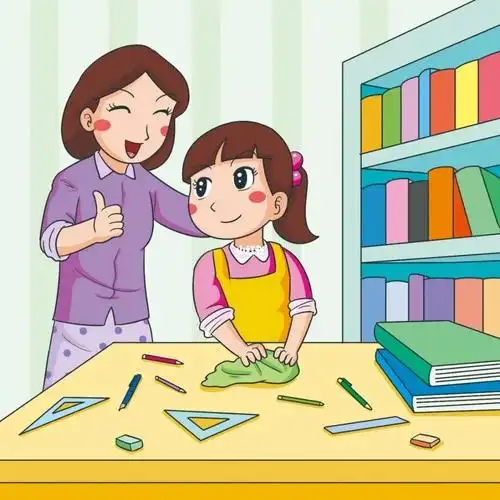 97一年级看图写话《整理书桌》