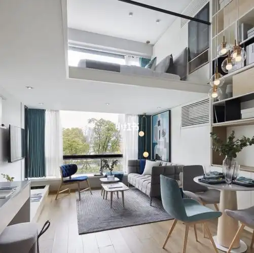 28平方loft公寓怎么改出两室两厅一厨一卫