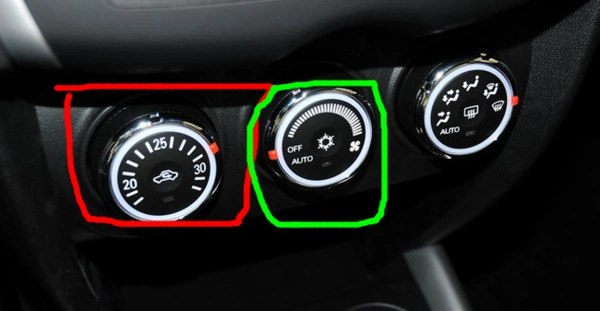 广汽三菱新劲炫的暖风开关在哪