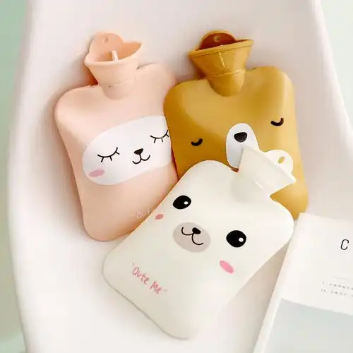 韩款可爱卡通注水中号热水袋安全防爆冬季暖手宝防烫暖宫暖水袋