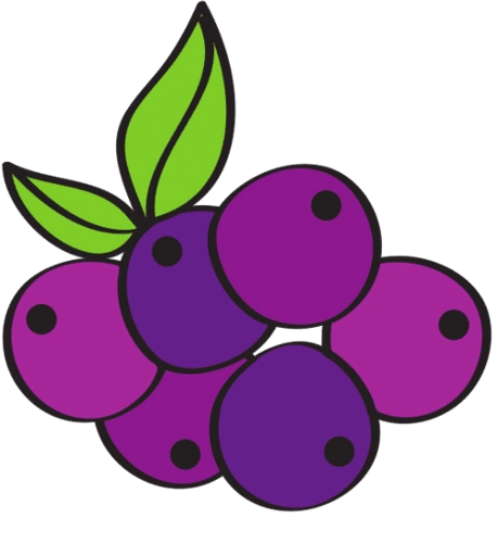 葡萄水果矢量grapesfruitvector