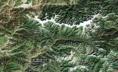 秦岭三维图测图工作:涵盖水井小道