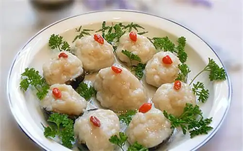 鱼茸香菇盒的做法