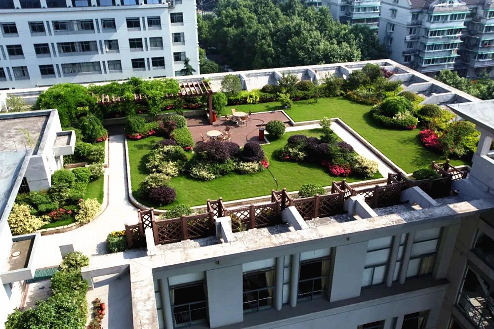 拱墅区政府屋顶绿化隽维科创园屋顶绿化月星家居屋顶绿化拱墅区从2011