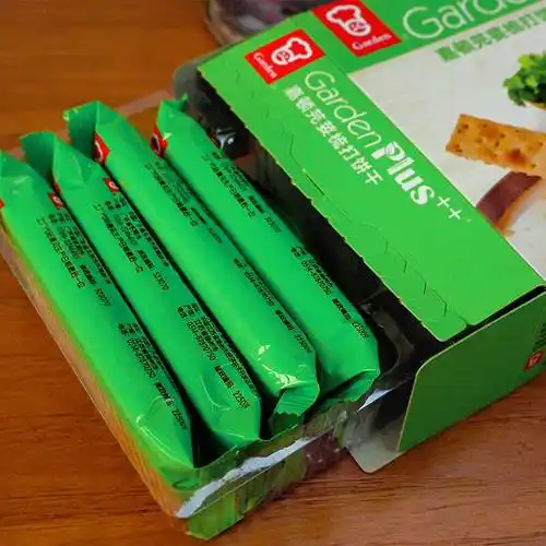 嘉顿garden苏打饼干零食香菜味梳打饼干芫荽梳打健康下午茶192g2件