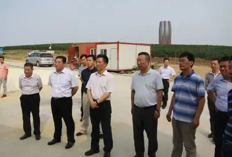 水利部农水司王爱国司长一行来烟调研高效节水灌溉项目